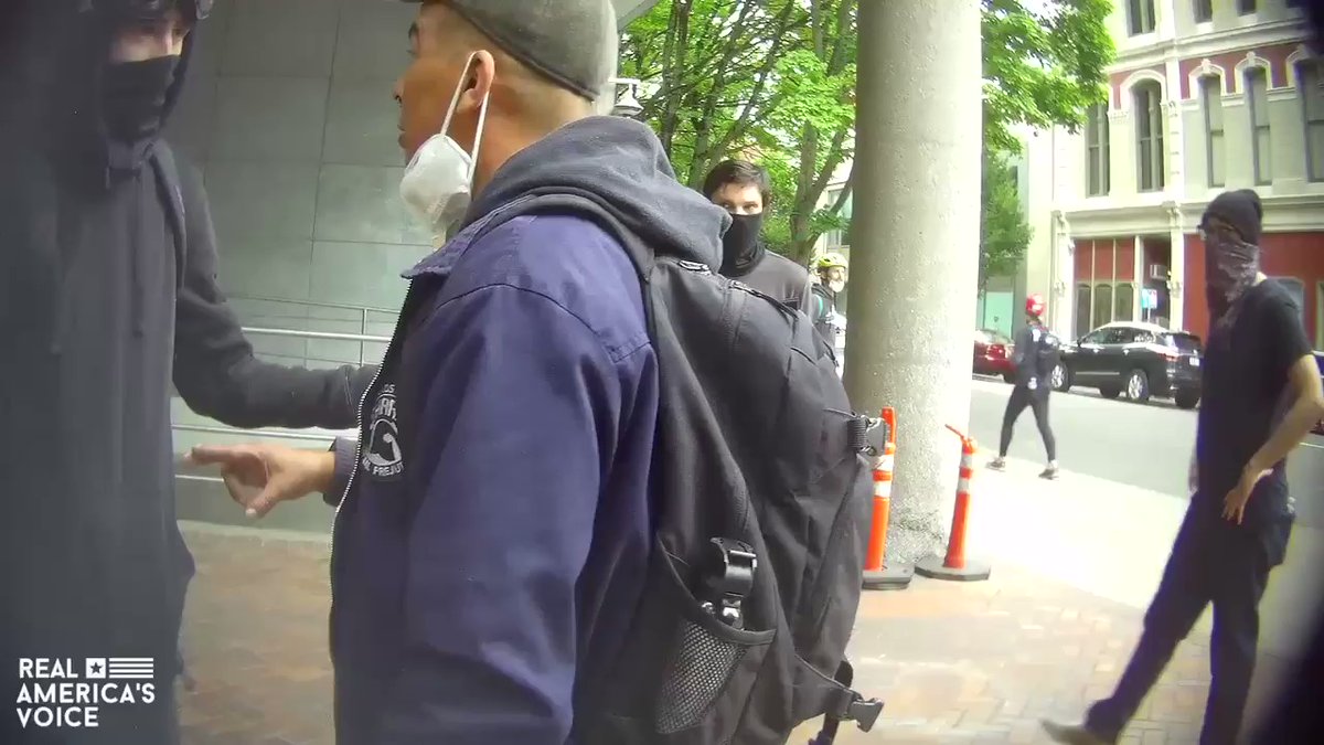 Portland: Luis Enrique Marquez was on a good one today, he was even threatening members of ANTIFA