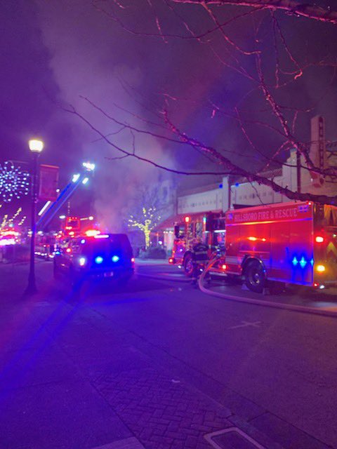 4-alarm fire at commercial building in Hillsboro closes part of Main Street