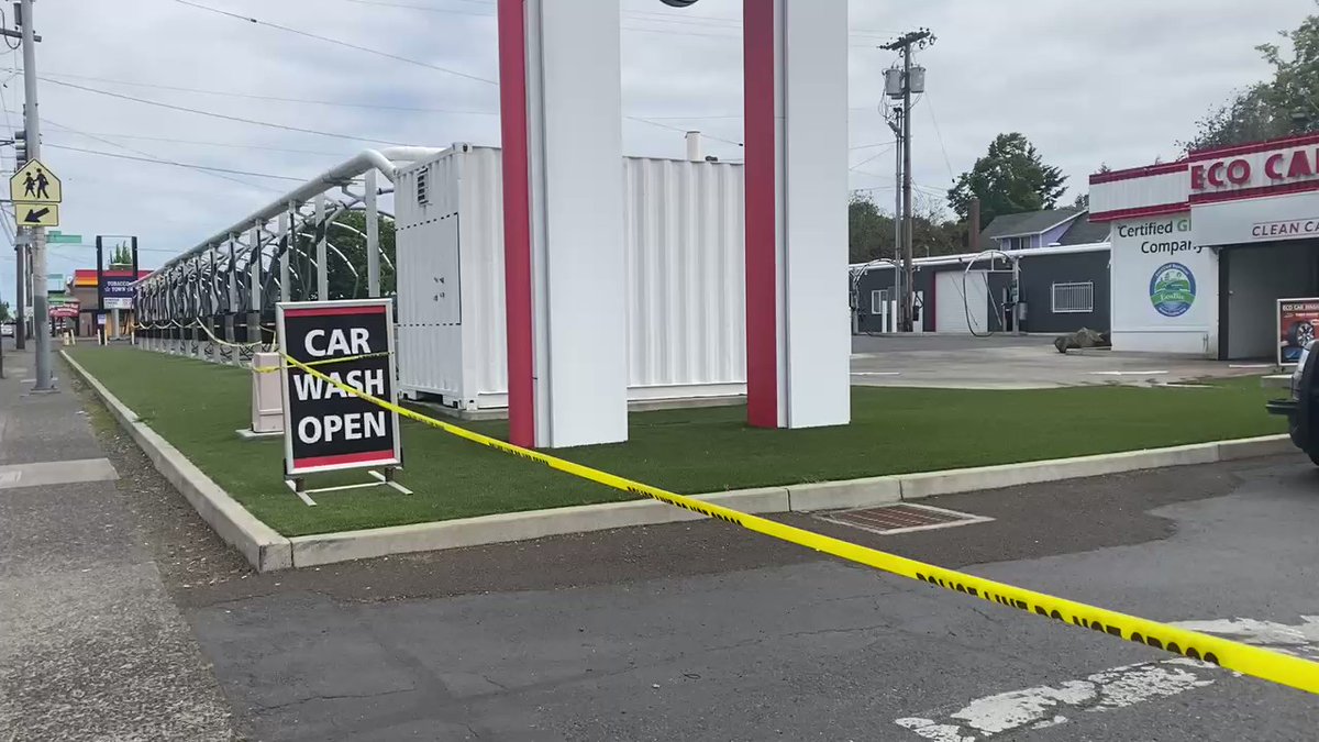 Police have a car wash taped off on SE 82nd Ave. Per PPB: A business opening up found a woman in their parking lot who appears to have been severely assaulted. The investigation is ongoing