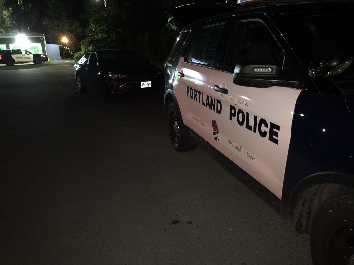 Portland Police are searching for someone in Southeast Portland. They have drones in the air and a lot of officers scouring the neighborhood along SE Harold St