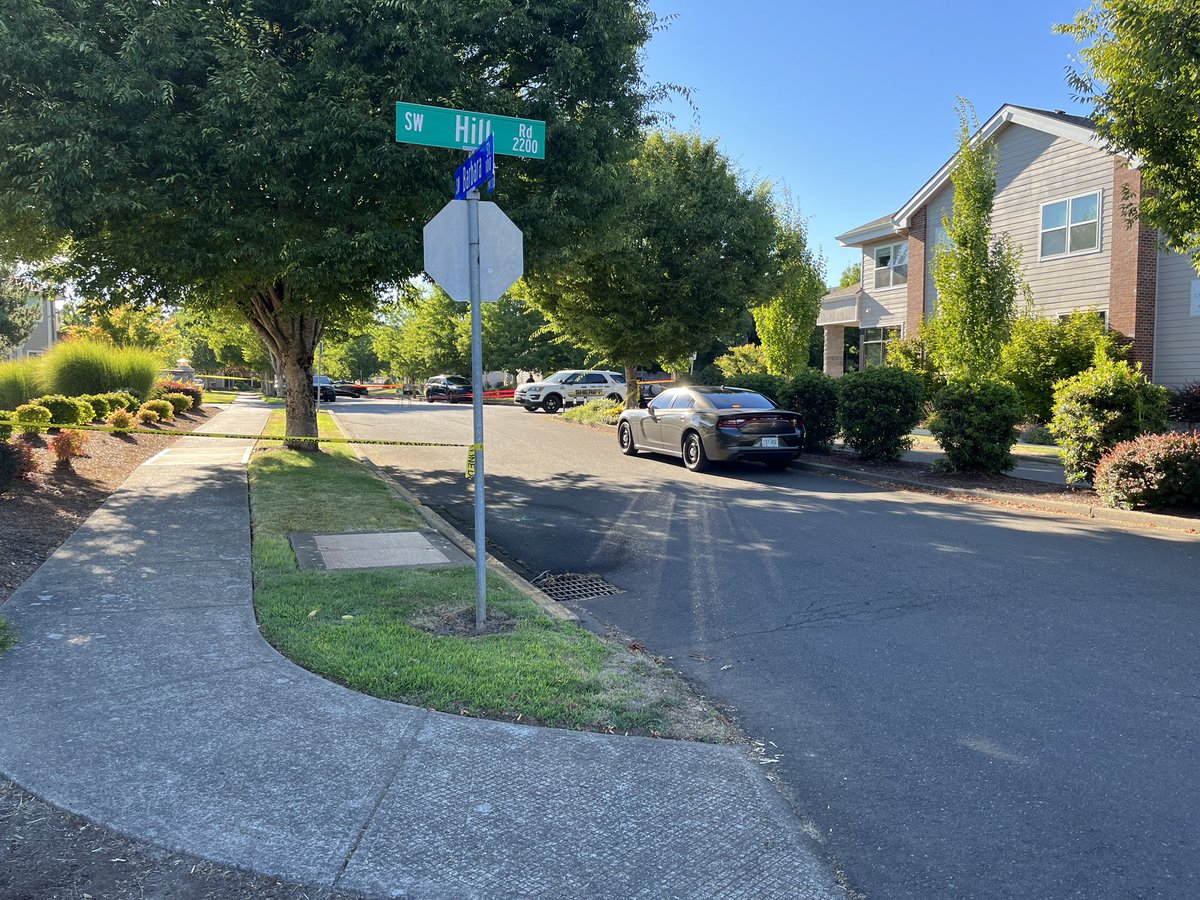 Very active scene in McMinnville this afternoon. This is near 2nd and Hill Road. Police on the scene aren't saying much other than Oregon State Police are heading the investigation. An officer told us it was a shooting, but OSP have yet to confirm. @fox12oregon