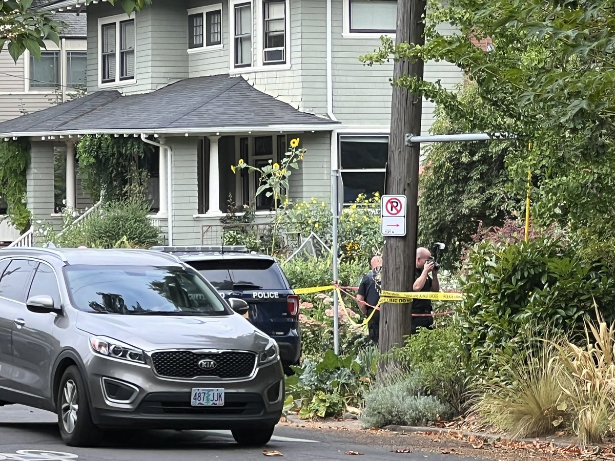 Homicide detectives are investigating a fatal stabbing at 18th and Tillamook in Portland's Irvington neighborhood.  the victim was living in his car and was found dead in their church driveway