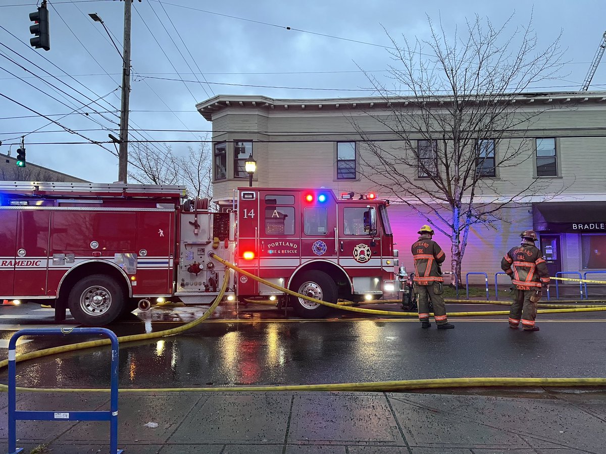 Scene of a 3 alarm fire in North Portland.