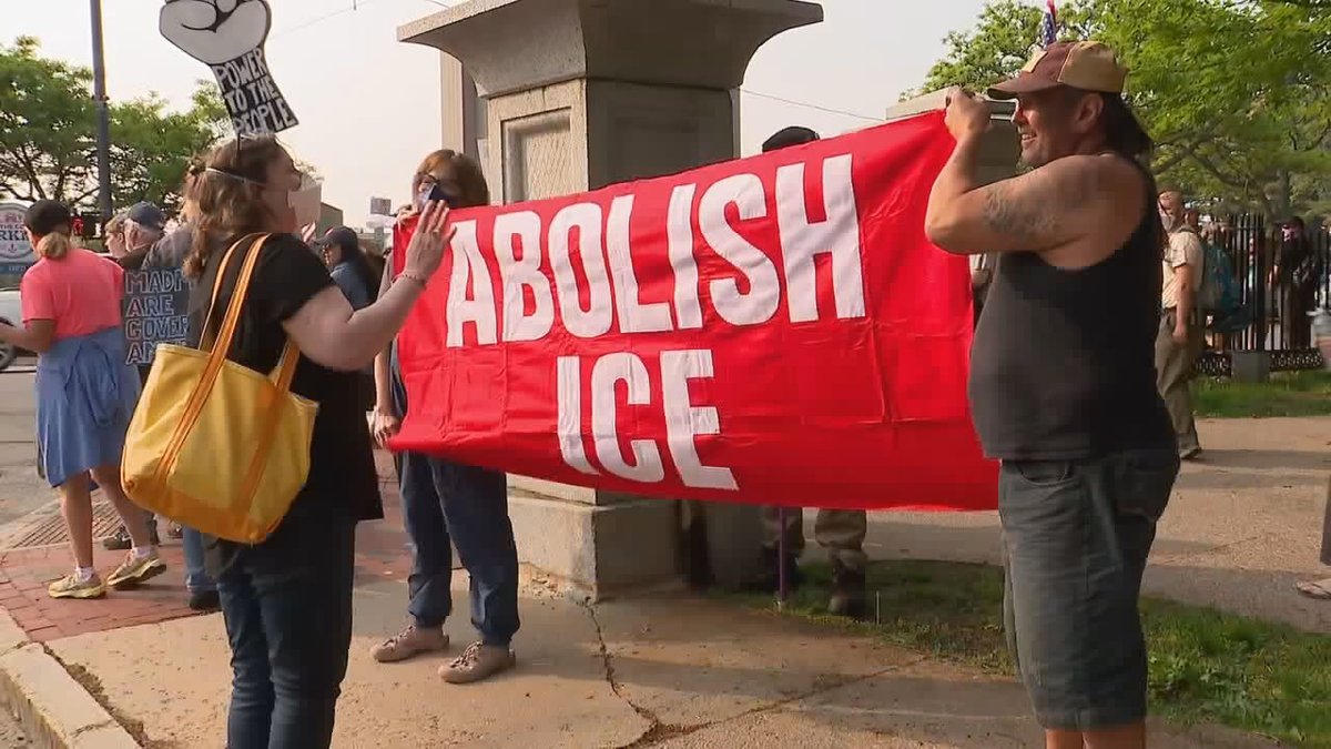 “It's not okay.”  Mainers in Portland are joining in solidarity with protesters against ICE. The protest was in response to President Trump's deployment of the National Guard in Los Angeles