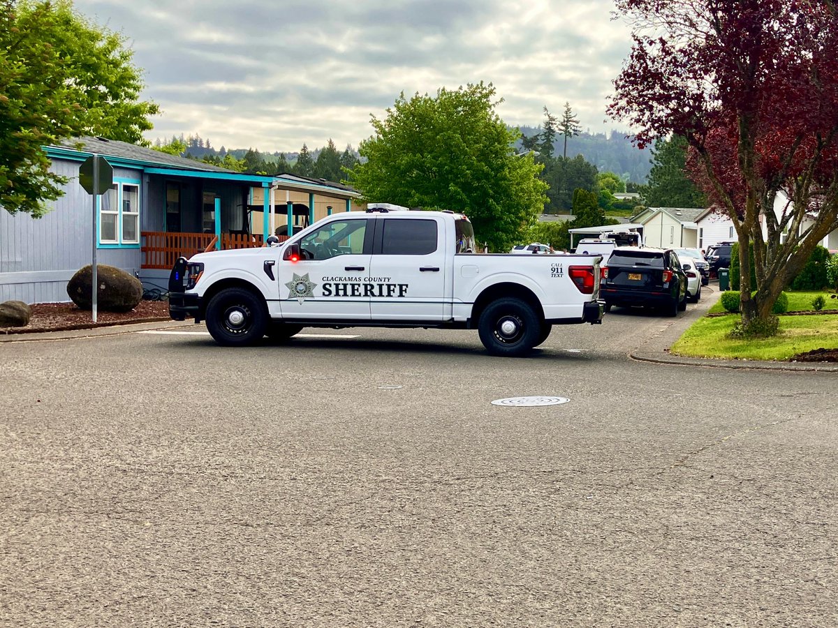 Investigating a deadly incident at a Milwaukie Mobile Home community. The park manager told a woman was backing out of her driveway and didn’t see her husband behind the car and ran over him. The crash team and Medical Examiner are on scene