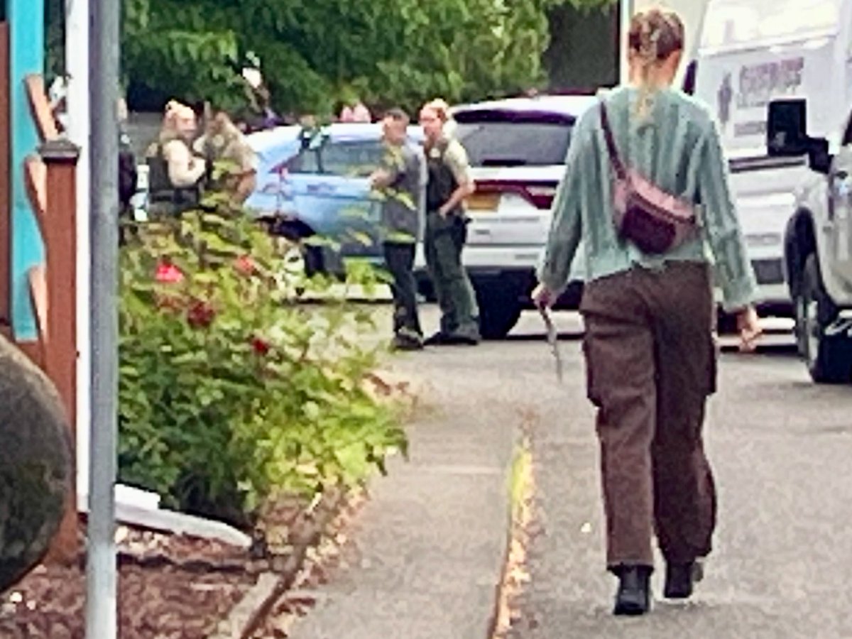 Investigating a deadly incident at a Milwaukie Mobile Home community. The park manager told a woman was backing out of her driveway and didn’t see her husband behind the car and ran over him. The crash team and Medical Examiner are on scene