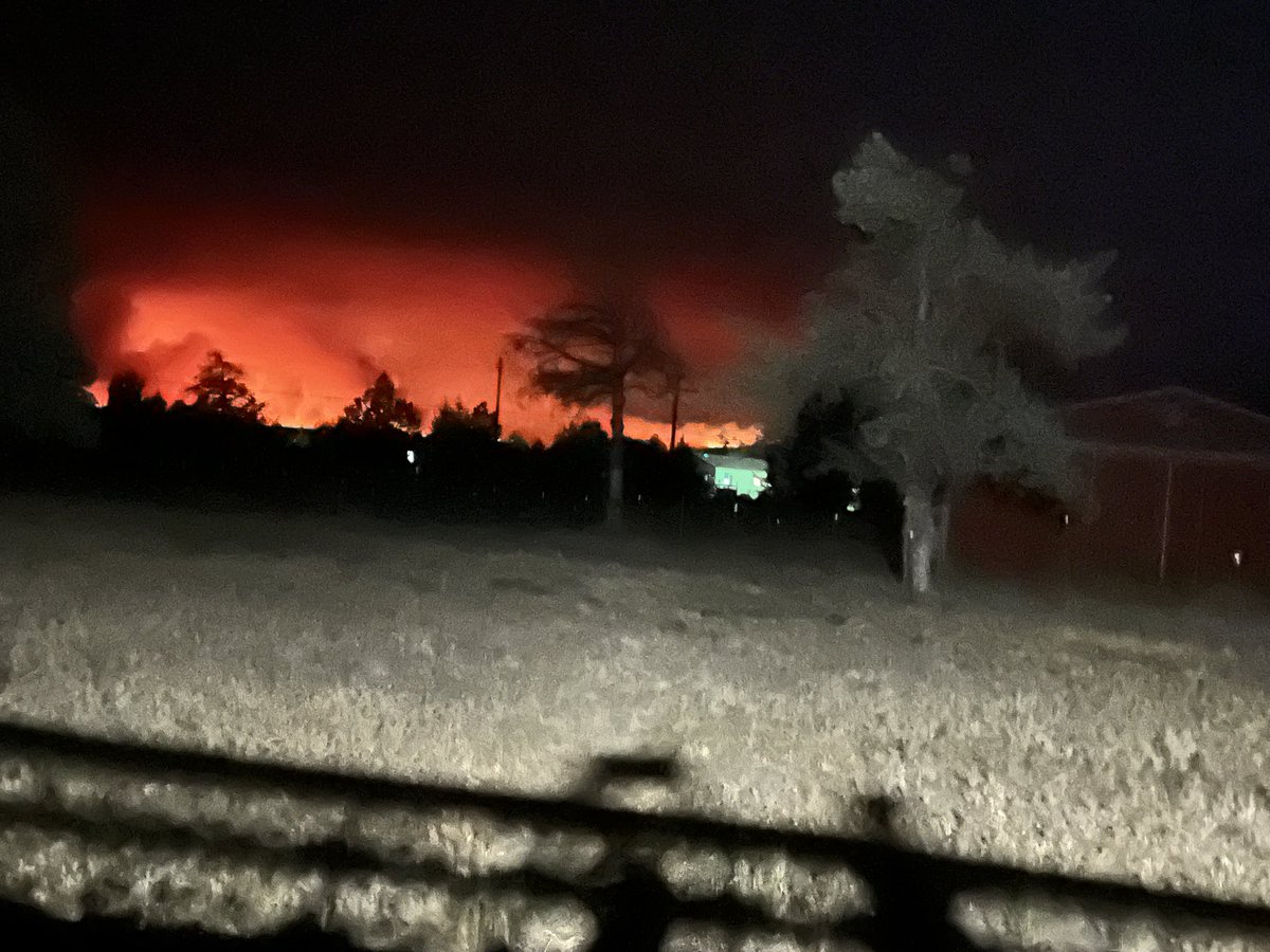 Oak Fire just east of Sisters Oregon. 