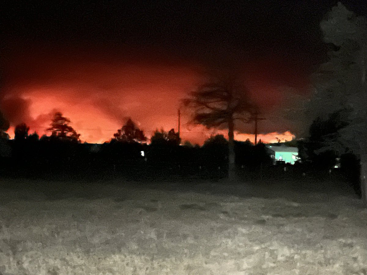 Oak Fire just east of Sisters Oregon. 