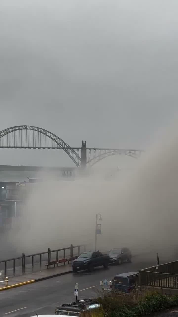 Ammonia tank explodes at seafood facility in Newport, Oregon. Area being evacuated